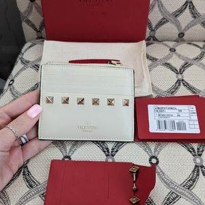 Valentino card case wallet
